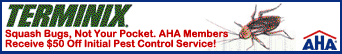 Discount on pest control services